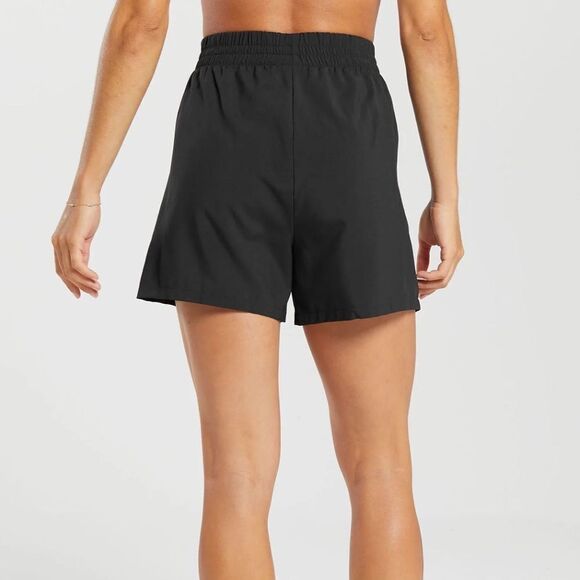 Gymshark‎ WOVEN POCKET SHORTS in Black NWT in packaging - Picture 2 of 7